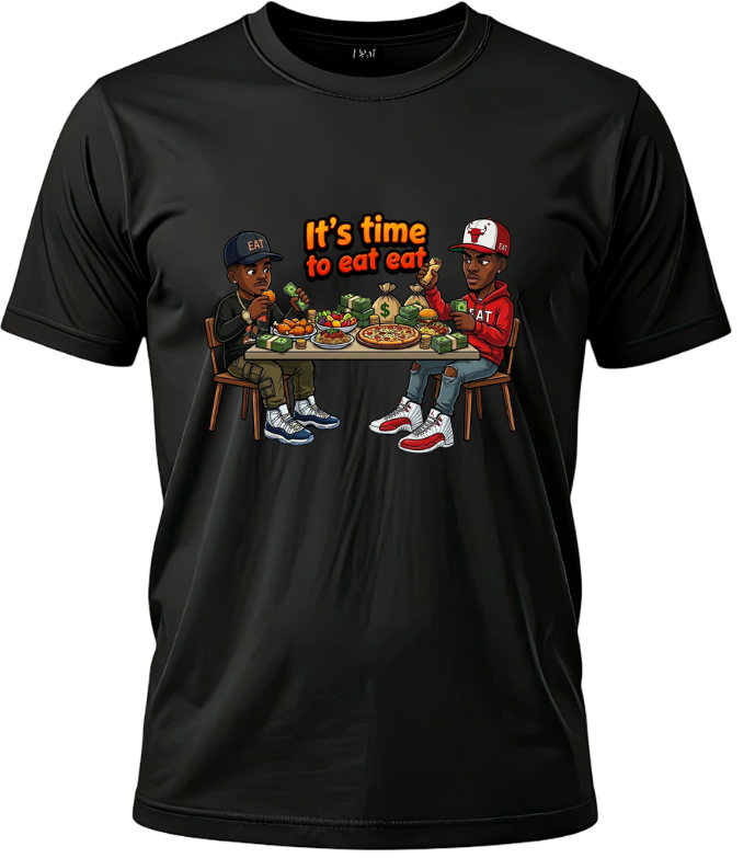 Time To Eat Eat Graphic Tee